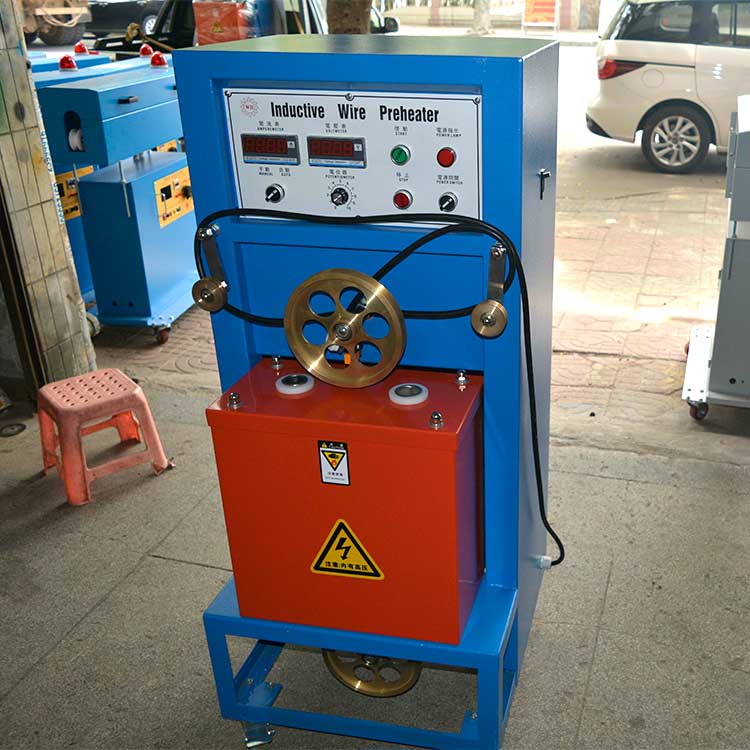 Electronic wire preheater